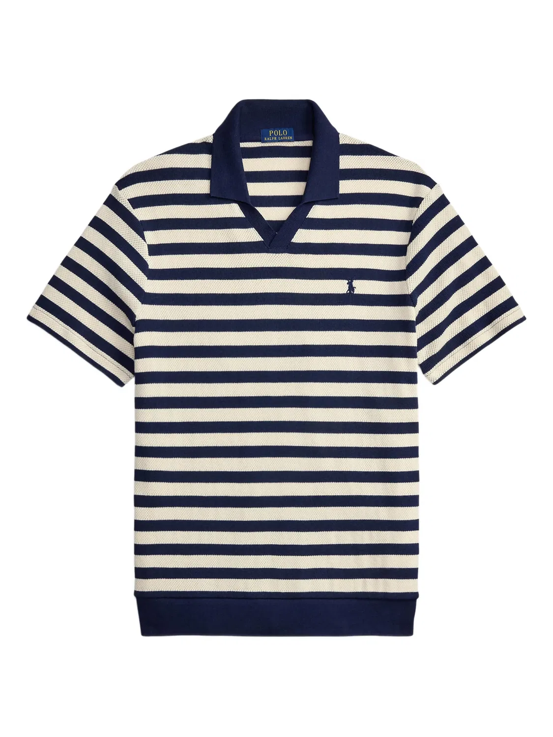 Футболка с V-образным вырезом синяя Polo Ralph Lauren, синий