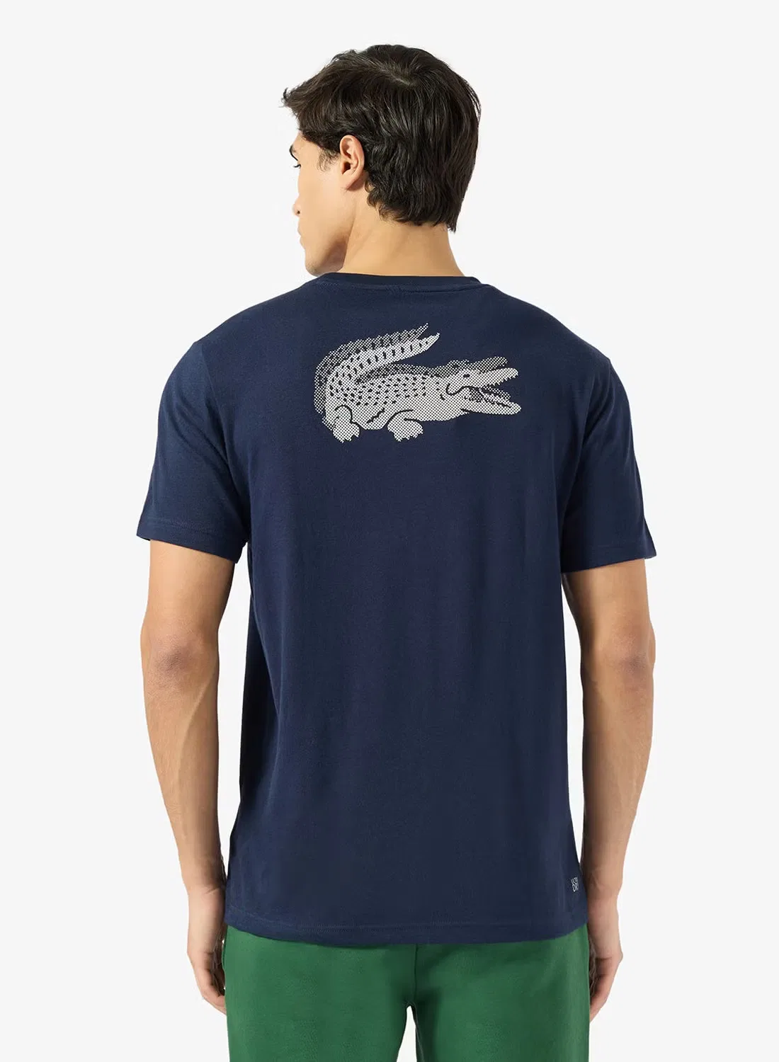 Футболка с высоким воротом Lacoste, темно-синий — фото 2
