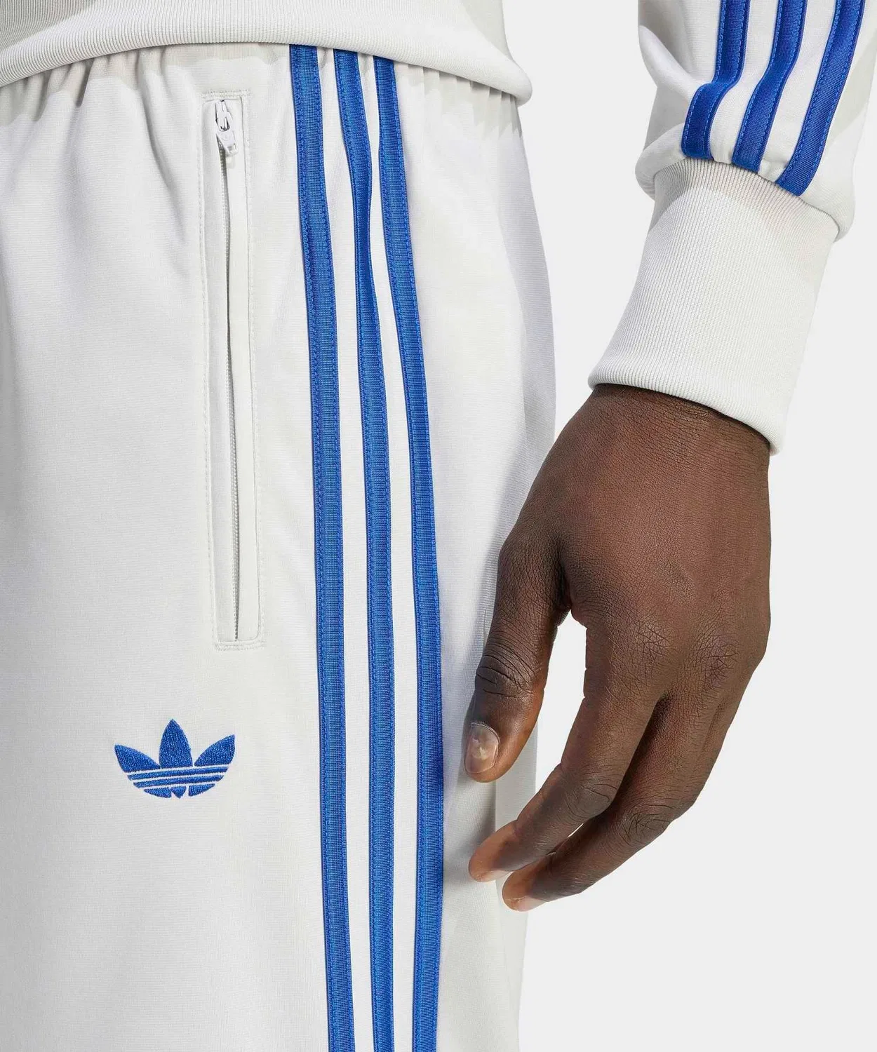 Мужские спортивные брюки с регулируемым поясом Firebird Track Pants Adidas, Grey — фото 3