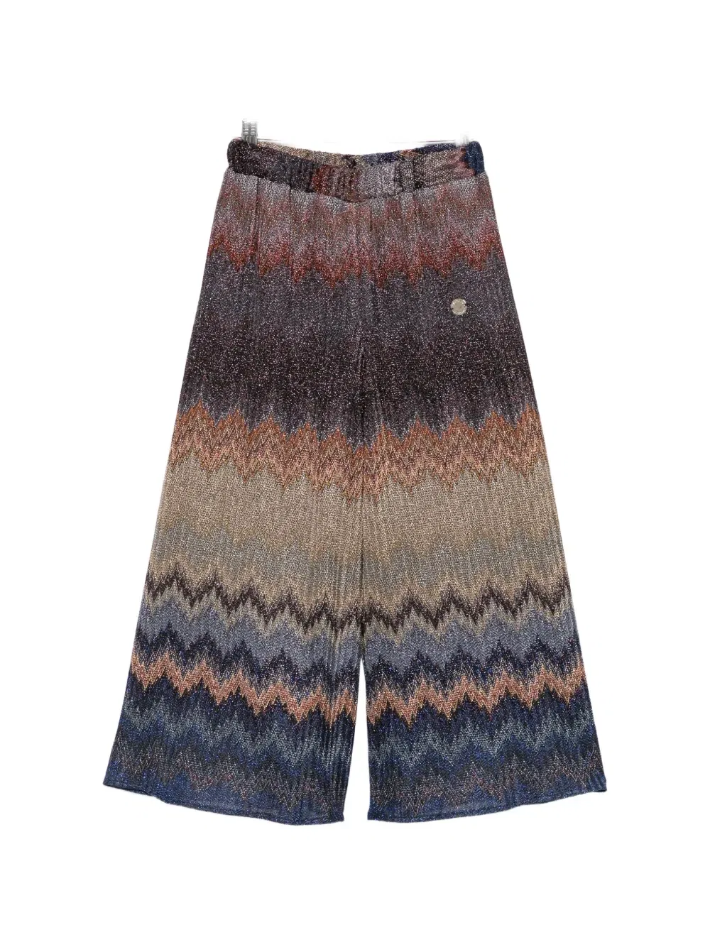 Брюки Missoni Kids свободного кроя с логотипом, черный