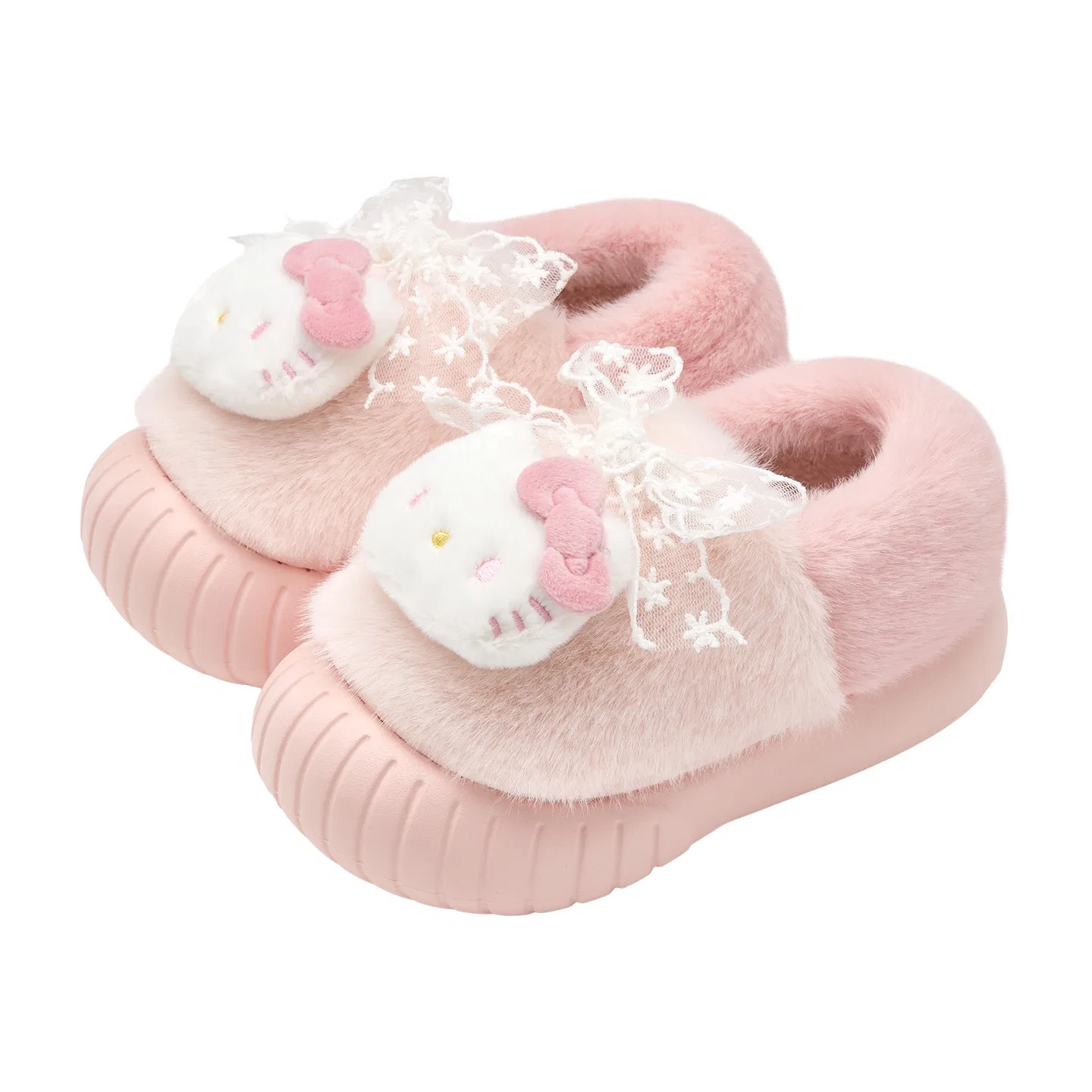 Детские домашние тапочки с мультяшным принтом TZLDN x Sanrio, Soft Candy Powder — фото 4