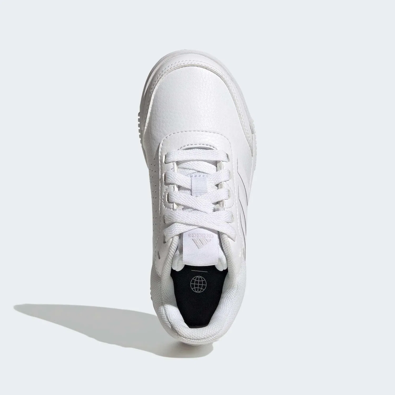 Детские кроссовки с закрытой шнуровкой Tensaur Sport Training Lace Adidas, Weiss Grau — фото 3