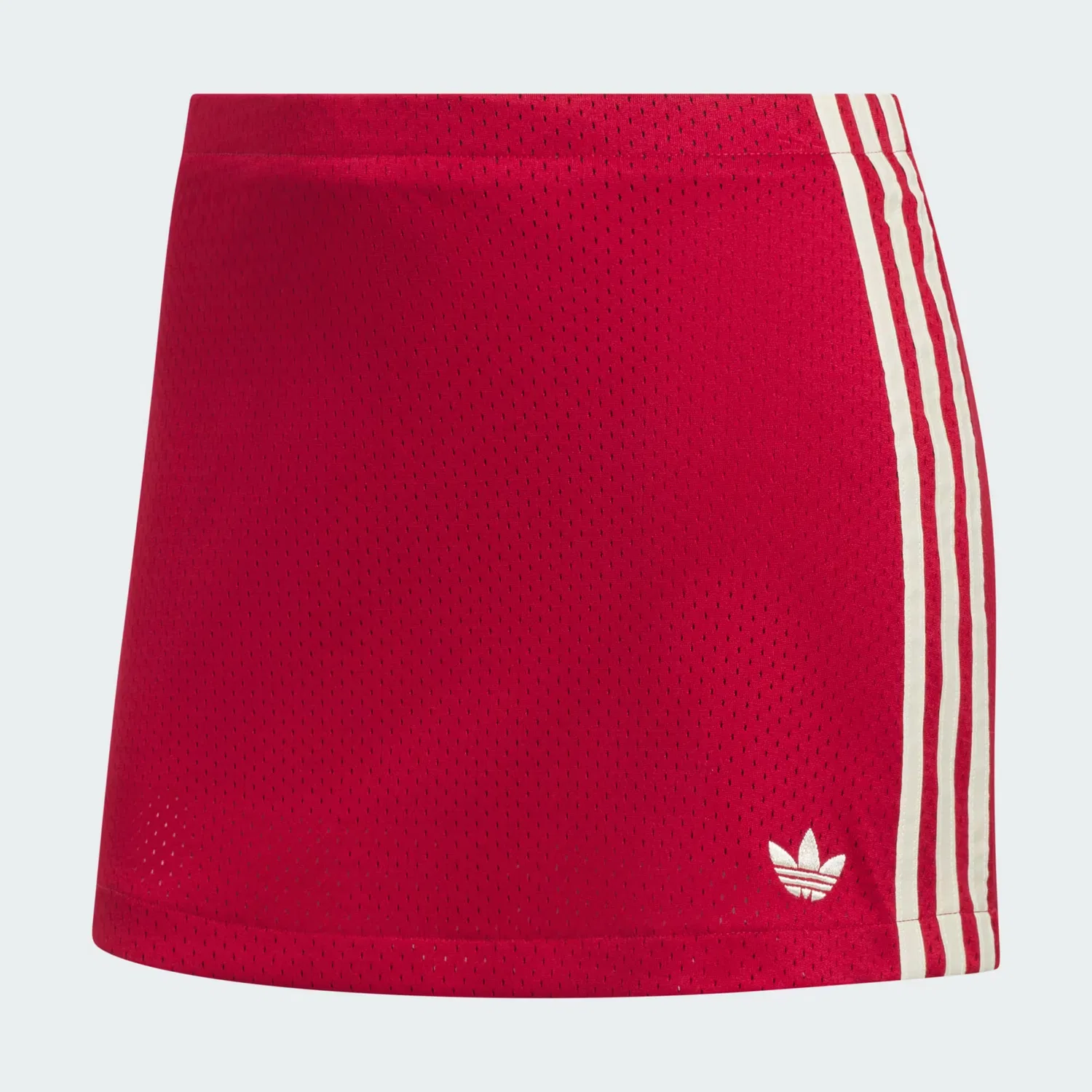 Женская юбка из сетки с внутренними шортами Adidas Originals, Team Victory Red — фото 4