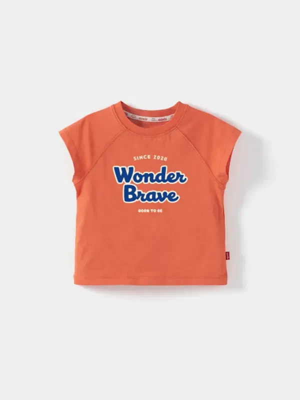 Детский костюм-двойка Wonder Brave, модель, Ozkiz, коралловый — фото 4