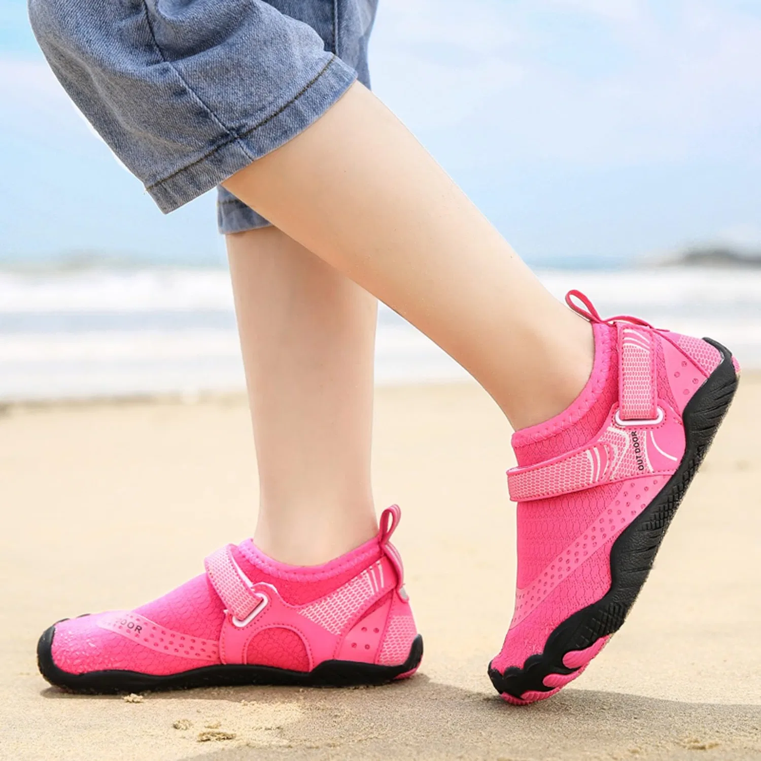 Детские кроссовки для мальчиков модель Barefoot Bambino, Hot Pink — фото 3