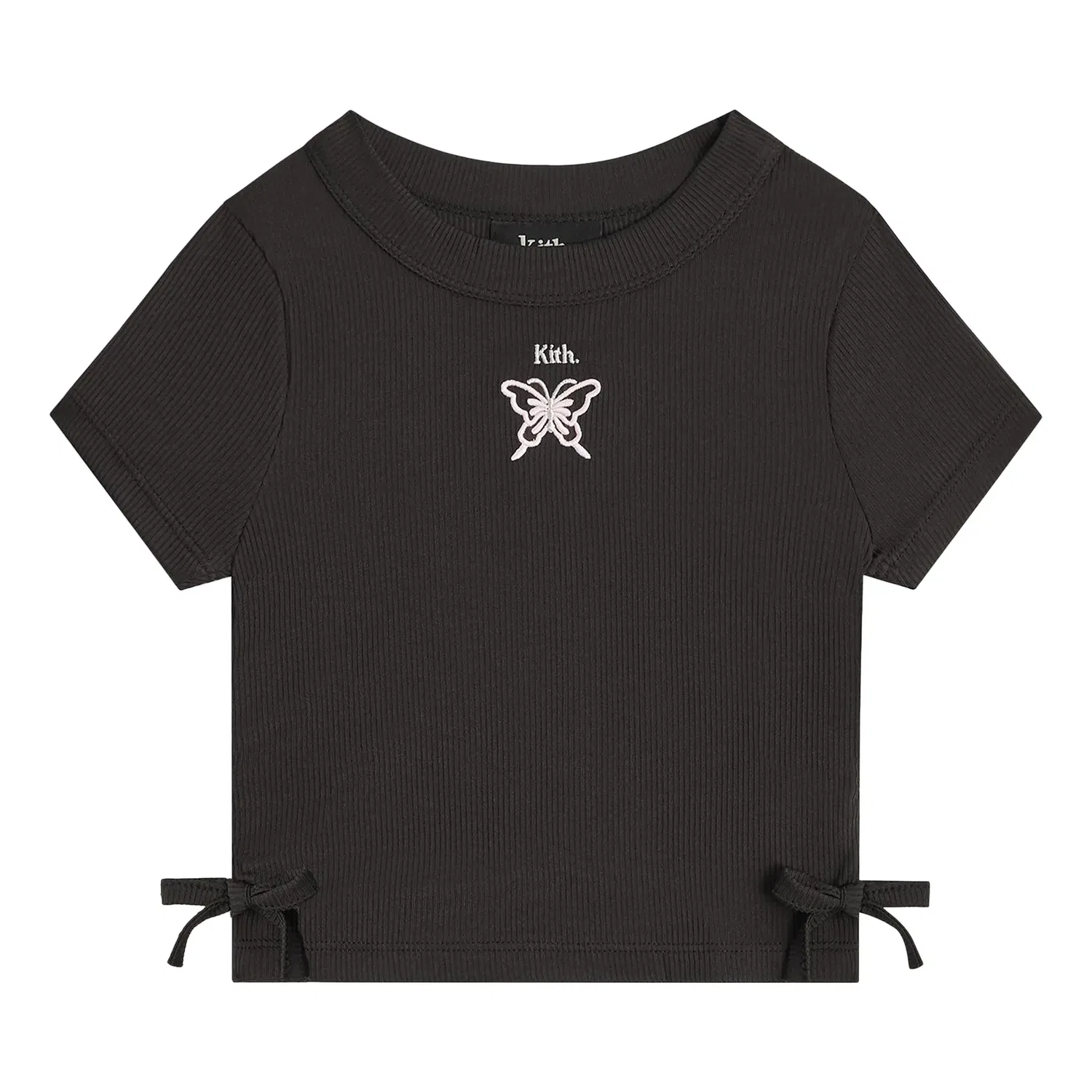 Футболка Kith Mulberry с присборенной резинкой, черный