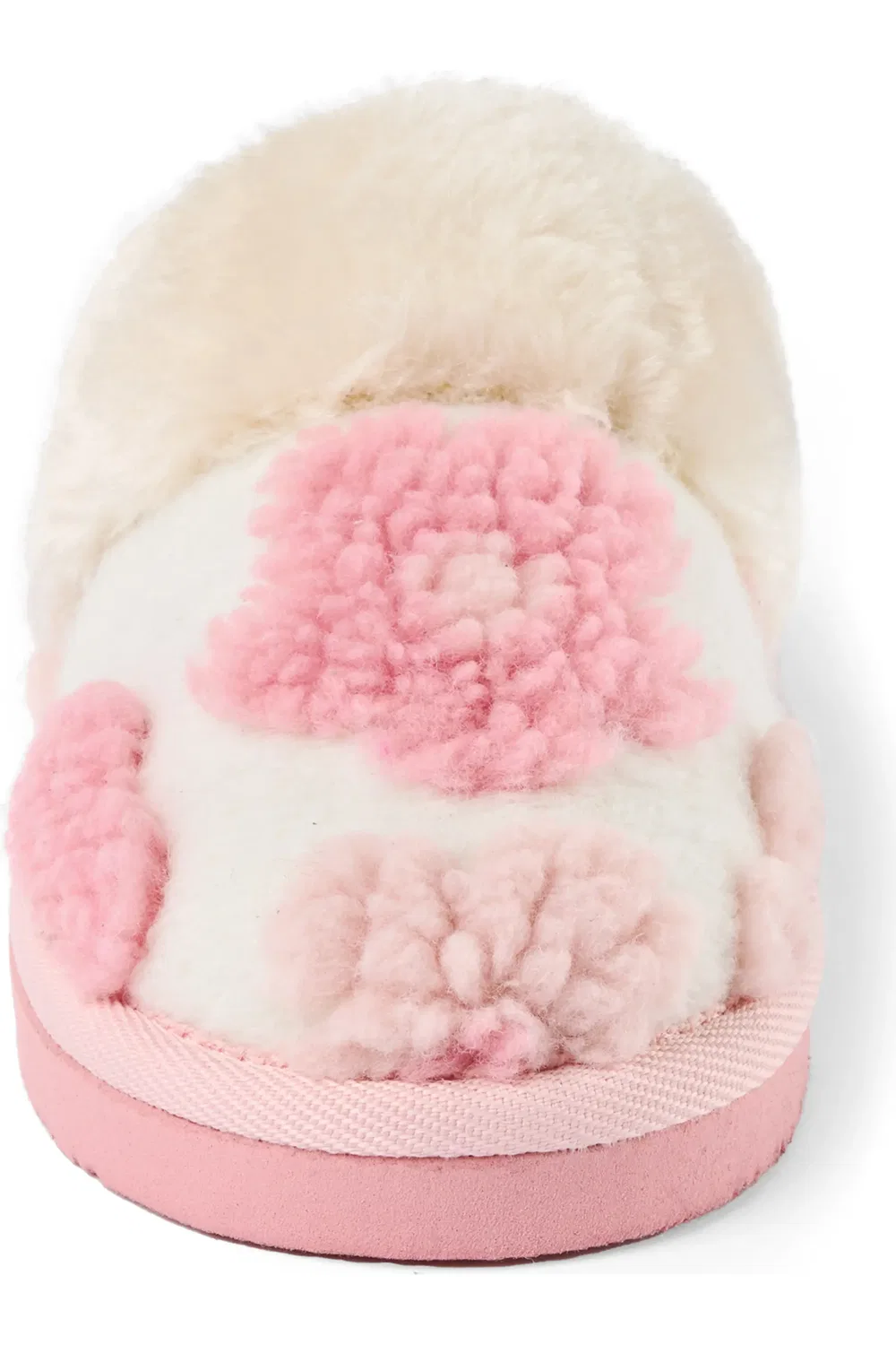 Детские тапочки слипперы с объемным узором Minnetonka, Blush — фото 4