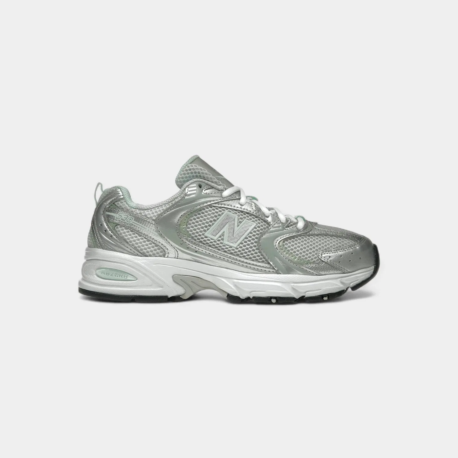 Детские кроссовки с амортизацией New Balance 530 White/Cosmic Jade, Цвет Weiss