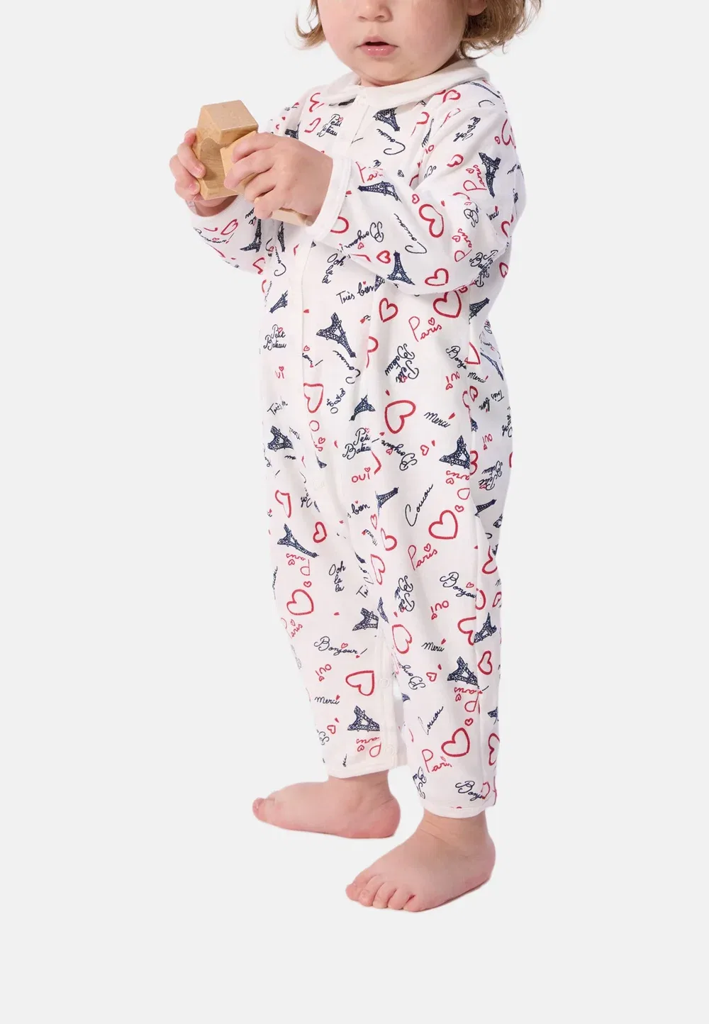 Пижама унисекс Petit Bateau, Marshmallow Multico