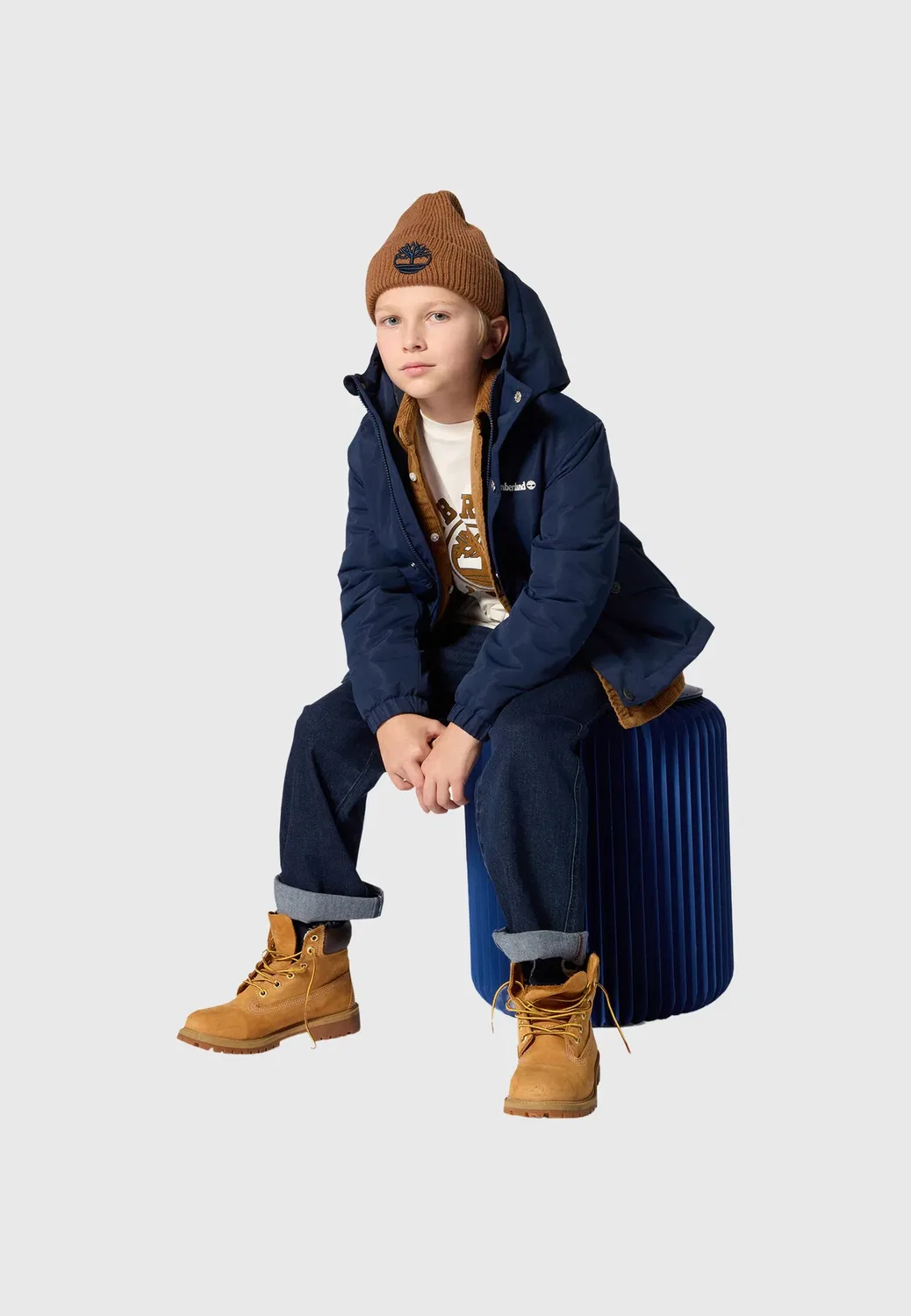 Parka à capuche - зимняя куртка Timberland, Bleu Cargo