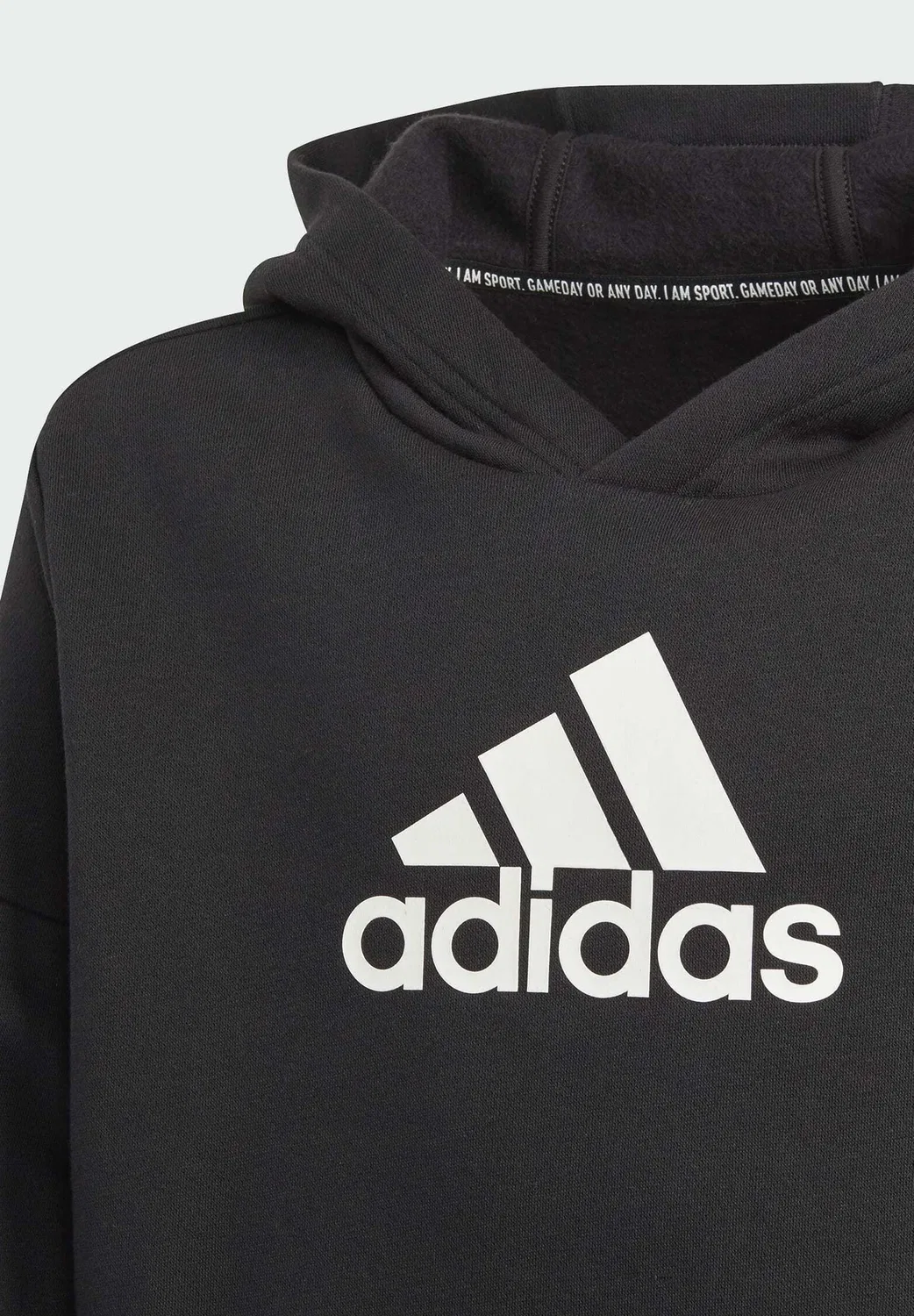Толстовка с капюшоном из флиса с логотипом для занятий спортом Adidas Performance, Black — фото 3