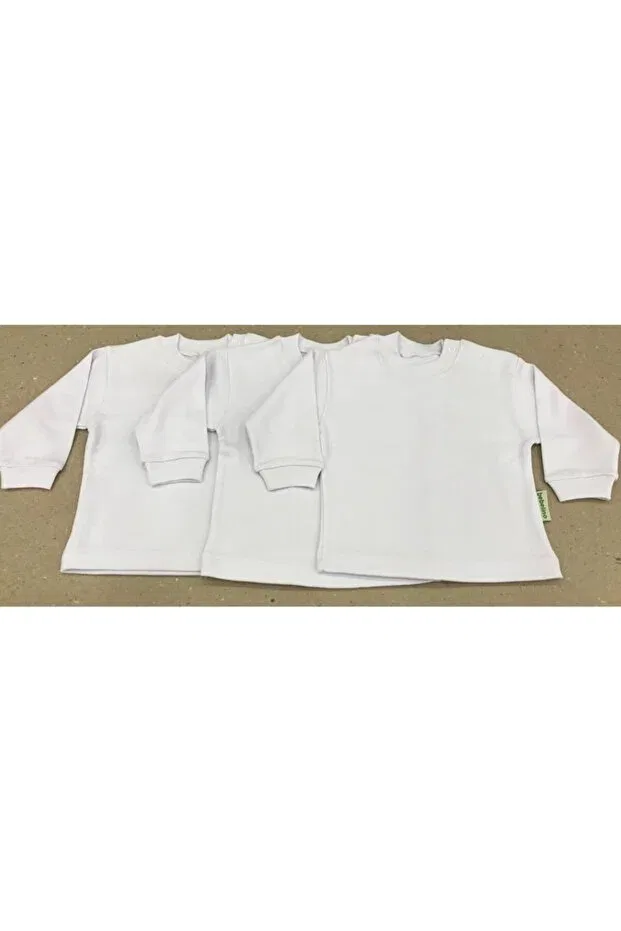 Детское боди с длинным рукавом комплект из 3 штук Bebedino, White — фото 3