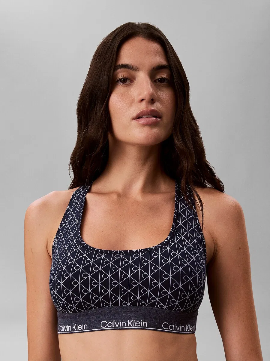 Бюстгальтер без косточек Calvin Klein синего цвета — фото 2