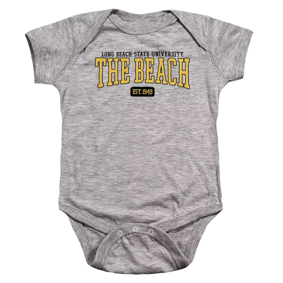 Детское боди-комбинезон с коротким рукавом NCAA, Athletic Heather