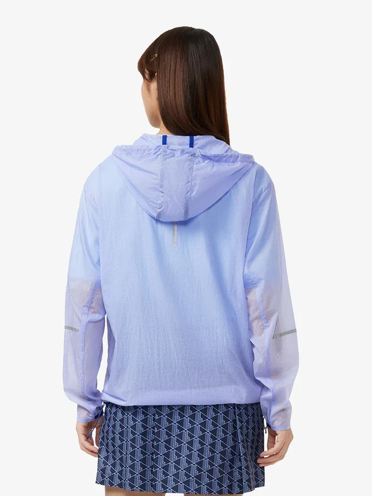 Куртка женская LACOSTE Relaxed Fit Packable Ripstop, лавандовая — фото 3