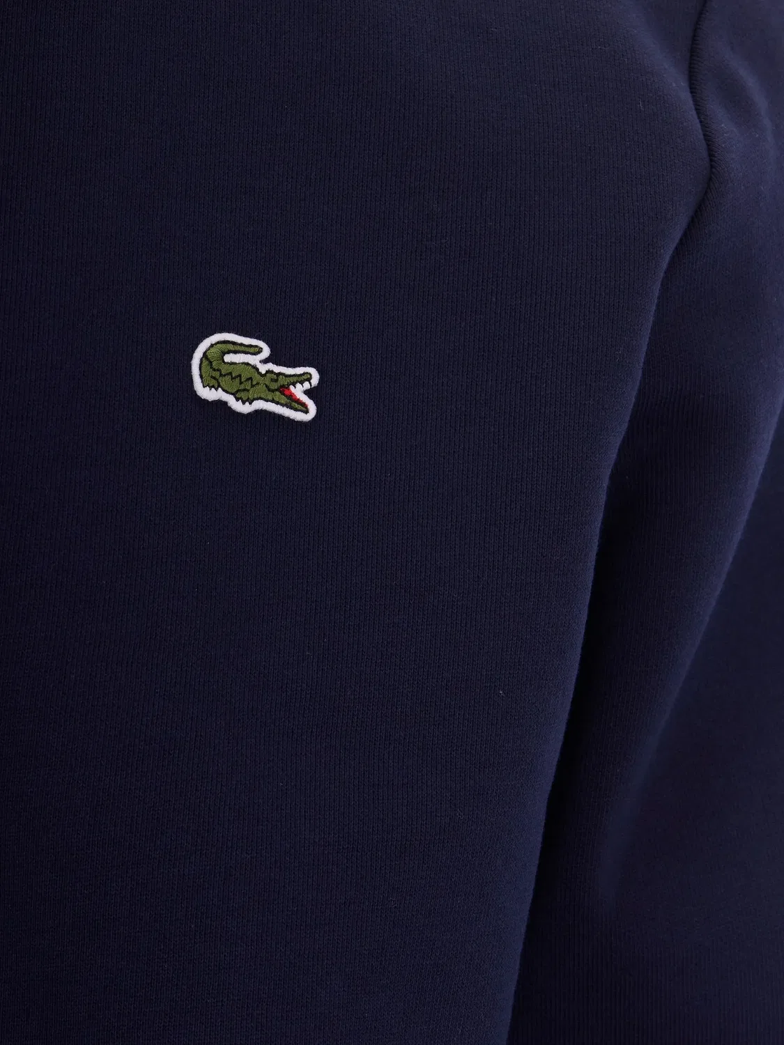 Флисовая толстовка на молнии Lacoste, синий — фото 3