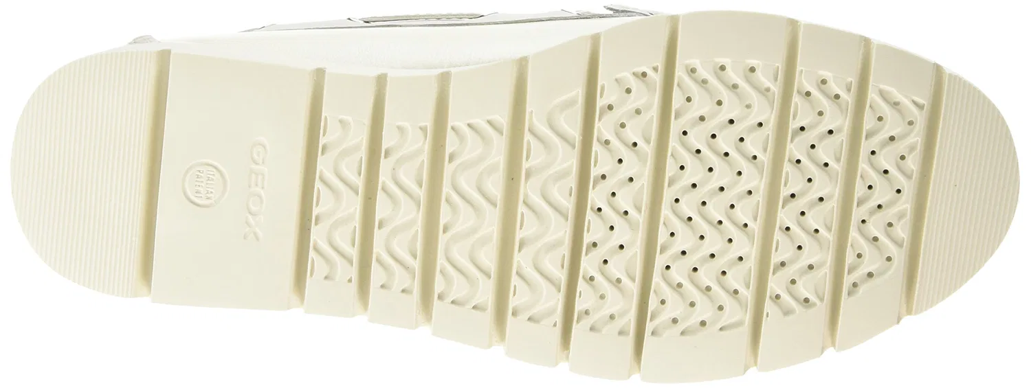 Детские лоферы для девочек D Blenda D Loafers Geox, White White Off Whitec1002 — фото 3