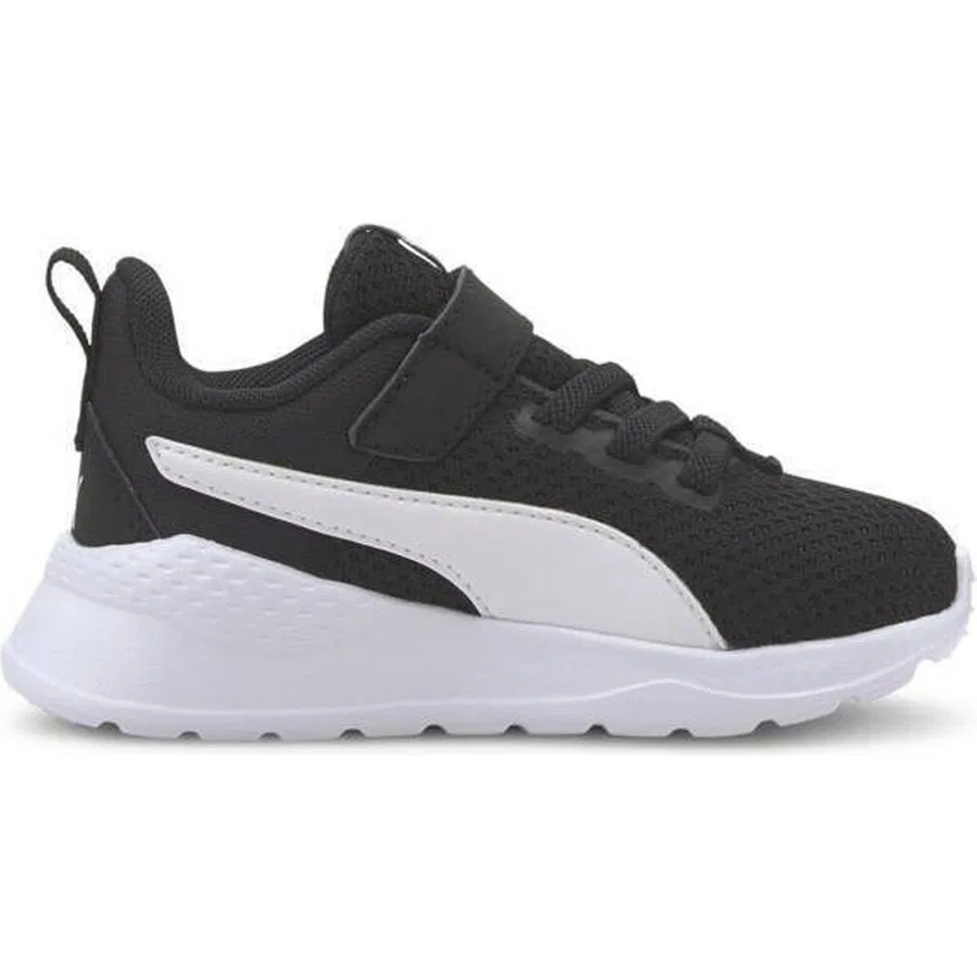 Детские кроссовки с дышащим верхом Anzarun Lite Ac inf Puma, Черный — фото 3