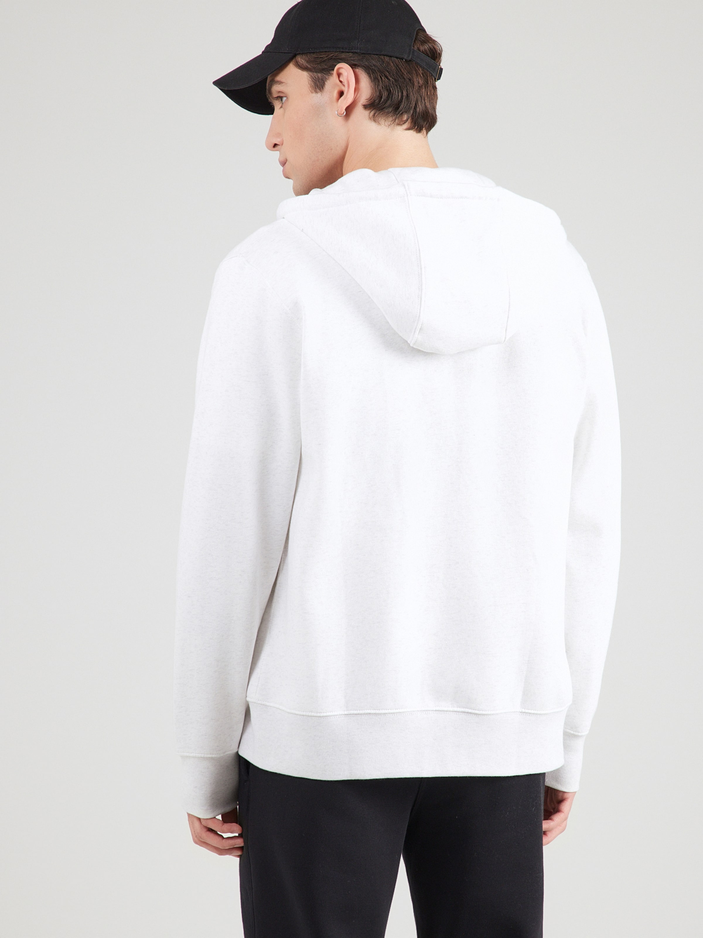 Nike Sportswear Толстовка с капюшоном на молнии 'CLUB' в цвете экрю — фото 4