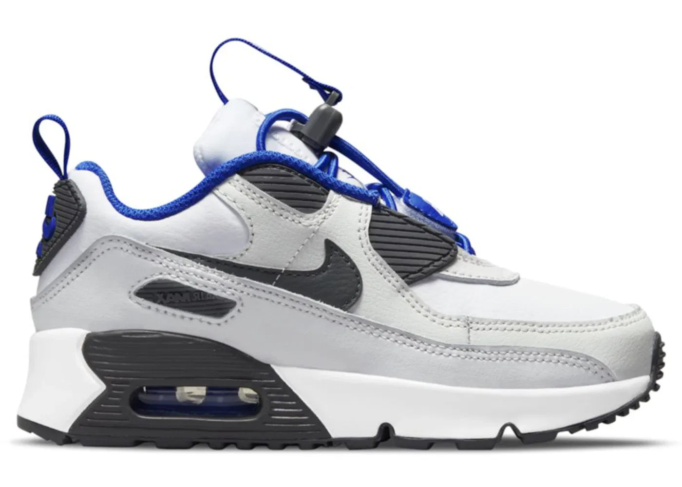Детские кроссовки Lifestyle Nike Air Max 90 Toggle, White Grey Fog Platinum Tint Iron Grey