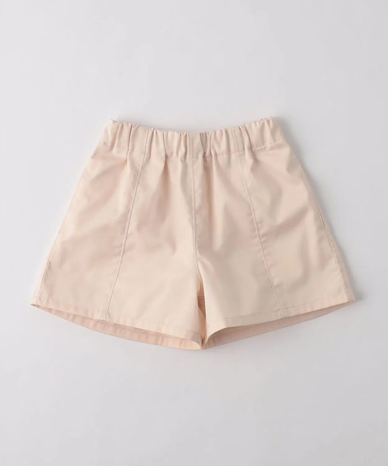 Детские шорты без принта с именной биркой DRC branshes, Light Pink