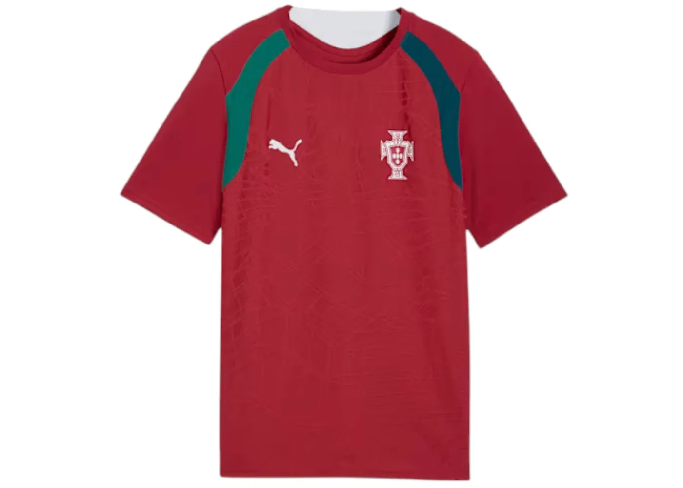 Детская тренировочная футболка Puma, Club Red/Silver Mist