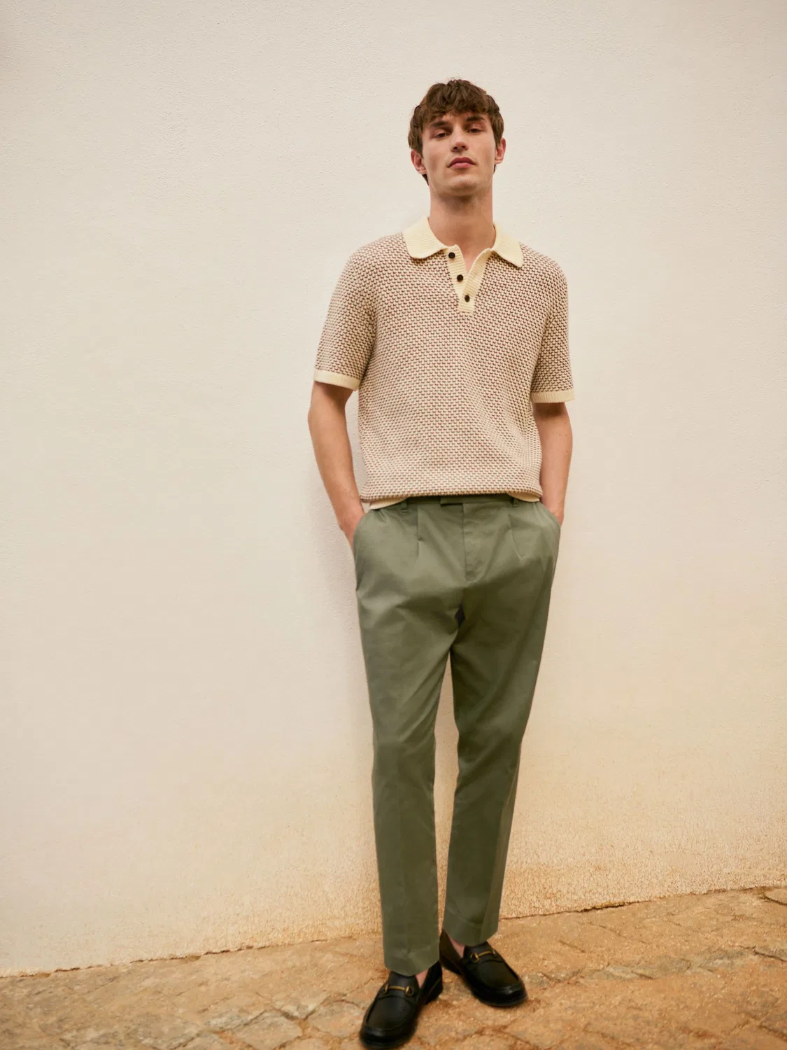 Чиносы Regular Tapered Fit Next, шалфейно-зеленый