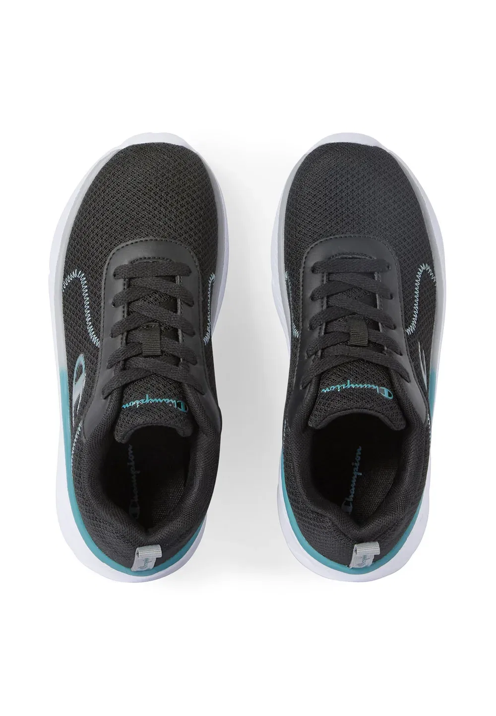 Кроссовки Hro jb gs low cut shoe running inspired - trainers Champion, Black And Light Blue — фото 3