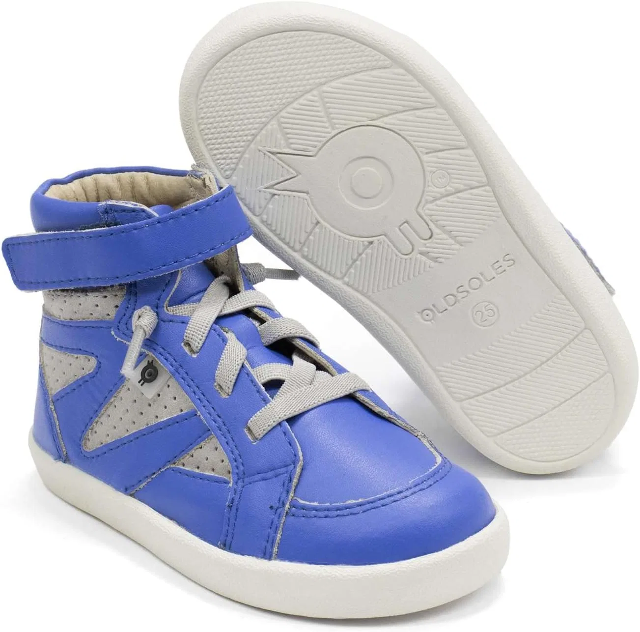 Детские кроссовки для мальчиков New Leader Old Soles, Neon Blue Grey Suede — фото 3