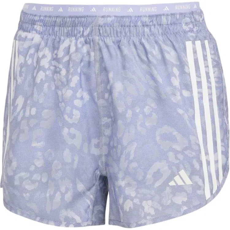 Женские шорты для бега с принтом Climacool Own The Run Adidas, Light Purple
