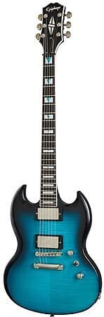 

Гитара Epiphone SG Prophecy Blue Tiger Aged Gloss EISY BTABNH1