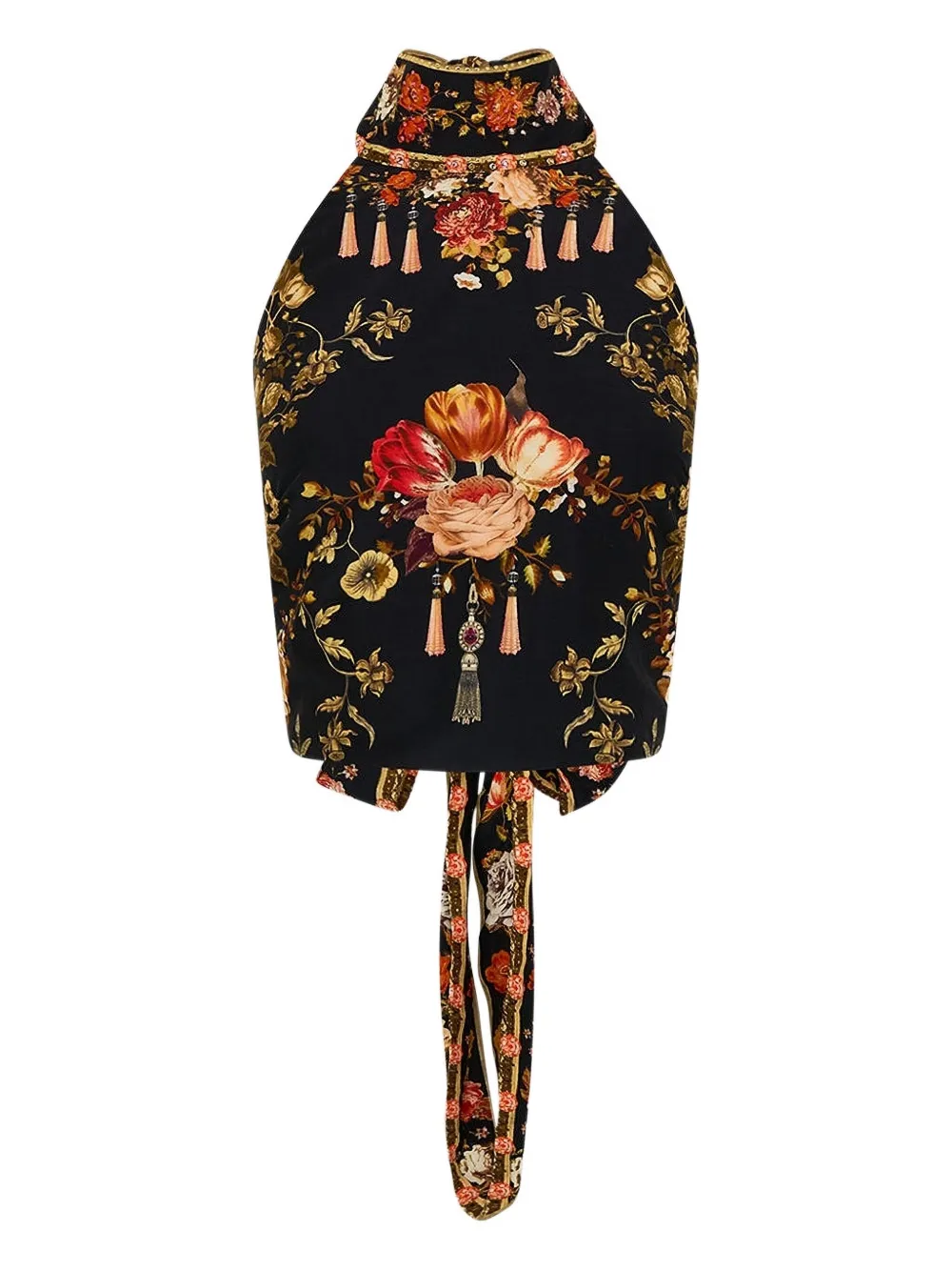 

Топ на завязках на шее Stitched In Time Camilla, черный