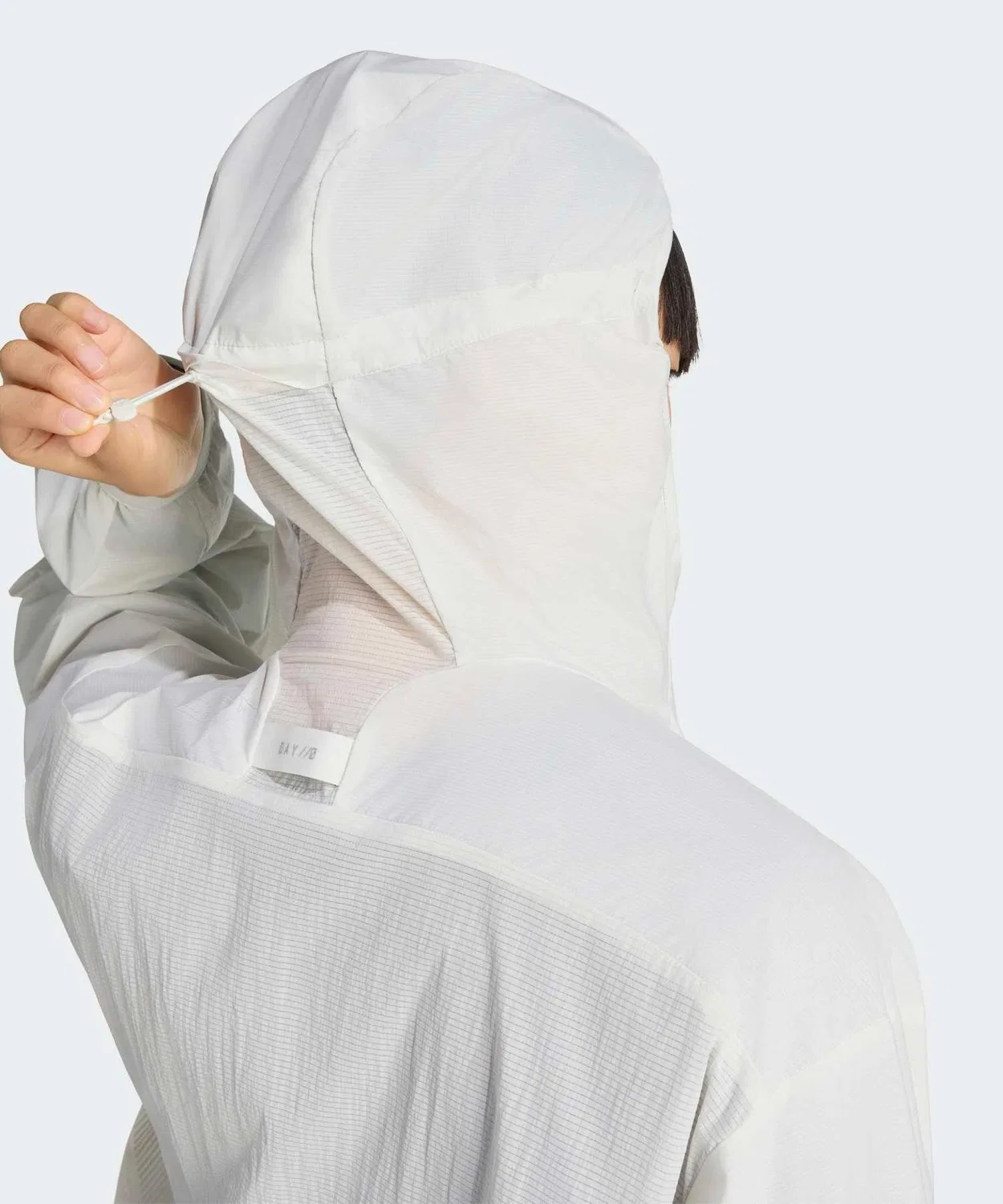 Женская куртка свободного кроя с двухсторонней молнией Running Woven Jacket Adidas, Серый — фото 3