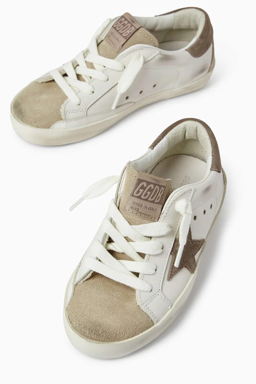 Кроссовки кожаные Junior Super-Star GOLDEN GOOSE — фото 2