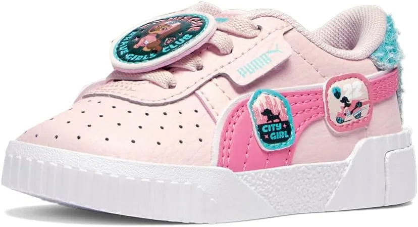 Детские кроссовки для девочек с принтом Cali Team PUMA, Pink — фото 2