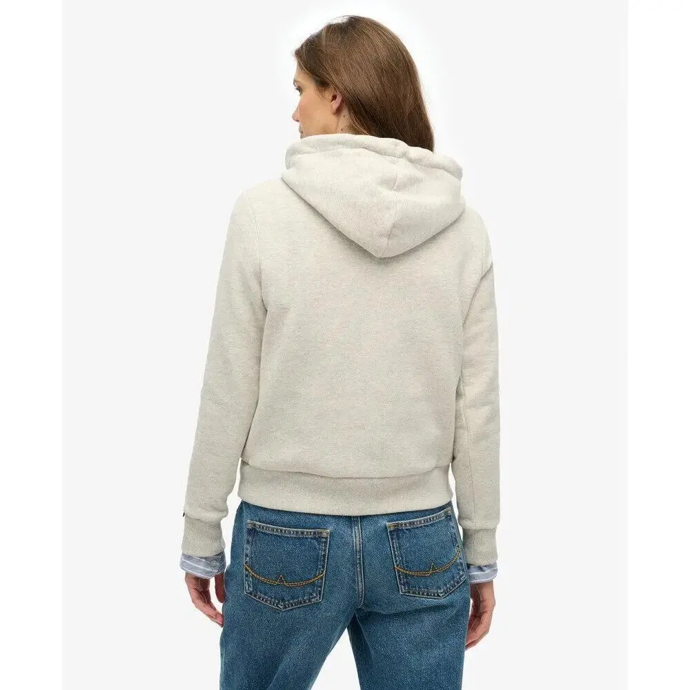 Женское худи с принтом Regenbogen gestreifte Kapuze Superdry, Grau — фото 4
