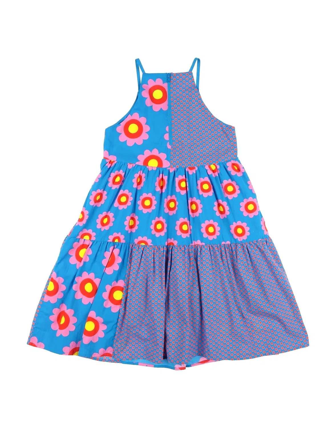 Детское платье для девочек хлопковое Stella Mccartney Kids, синий — фото 2