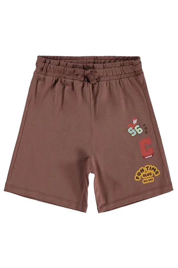 Детские шорты для мальчиков с принтом Civil Boys, Light Brown