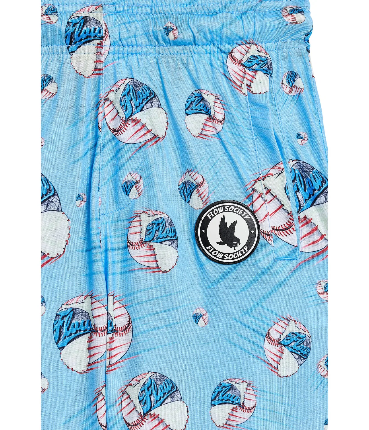 Домашние брюки Baseballs (для маленьких и больших детей) Flow Society, Blue — фото 3