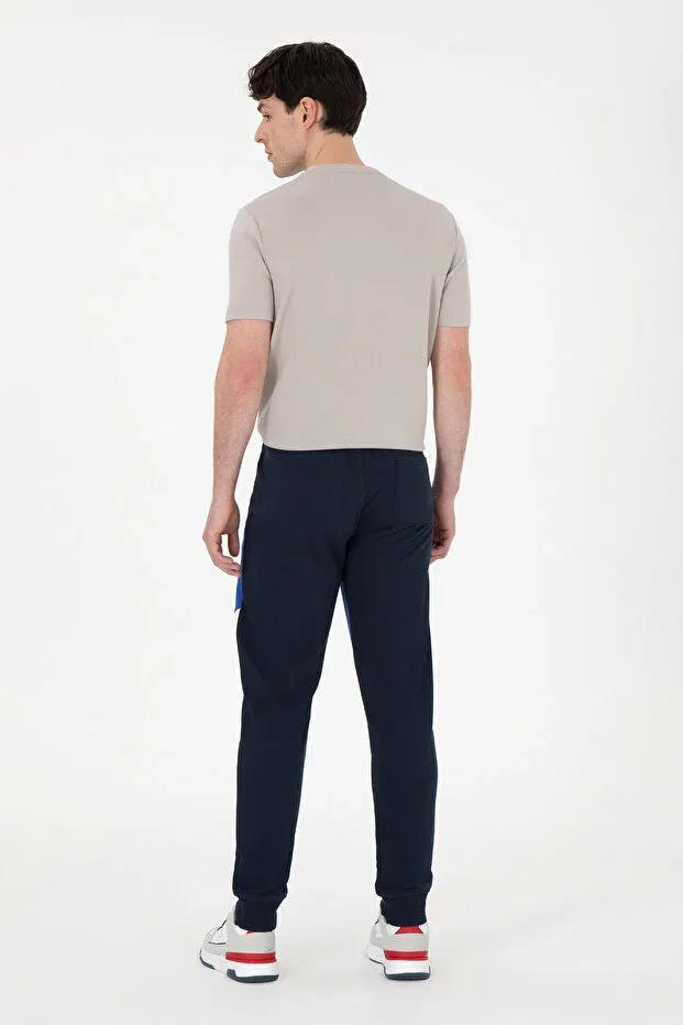 Мужские спортивные штаны с эластичным поясом U.S. Polo Assn., Navy Blue — фото 4