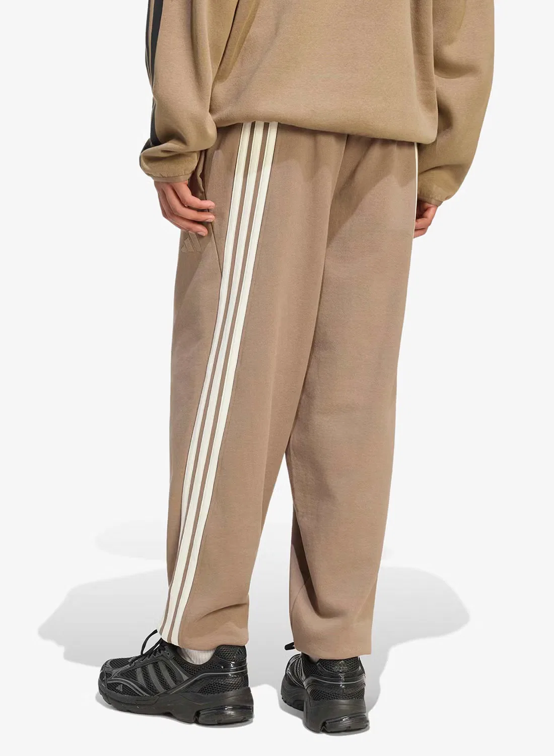 Штаны с манжетами 3-Stripes Adidas, хаки — фото 2