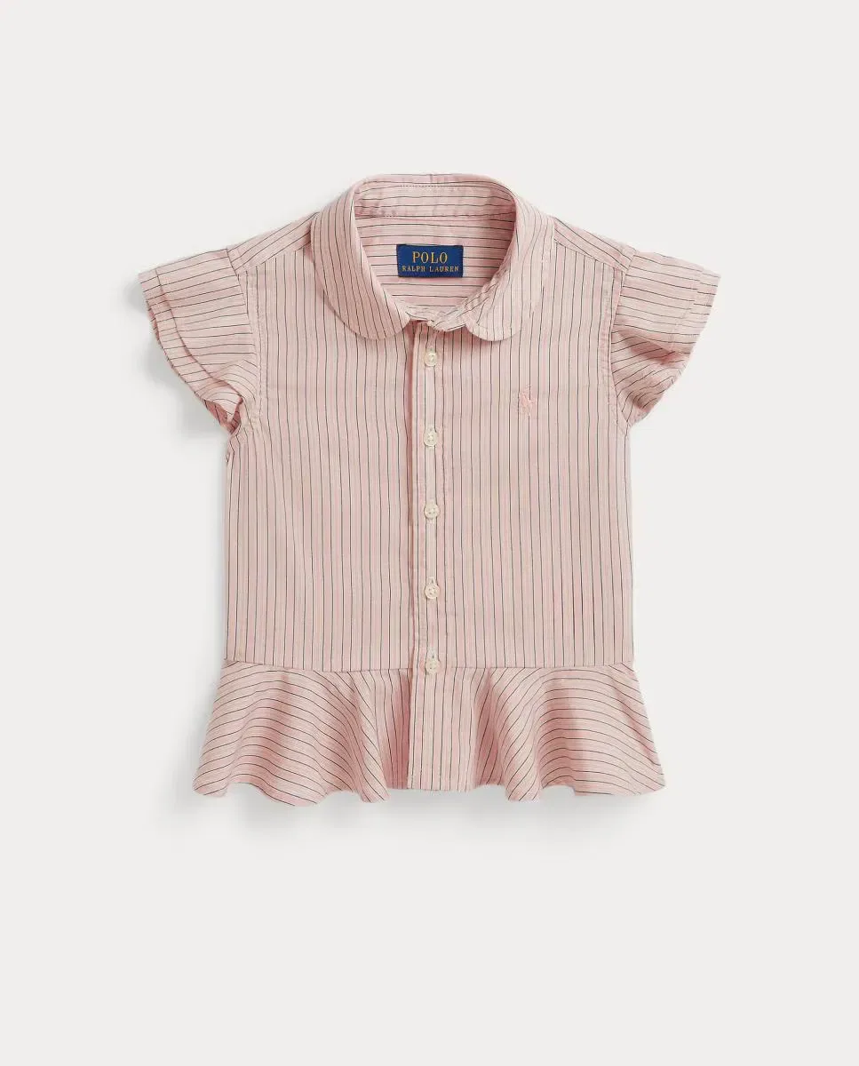 Детская блуза для девочек с длинным рукавом Polo Ralph Lauren, Rosa — фото 4