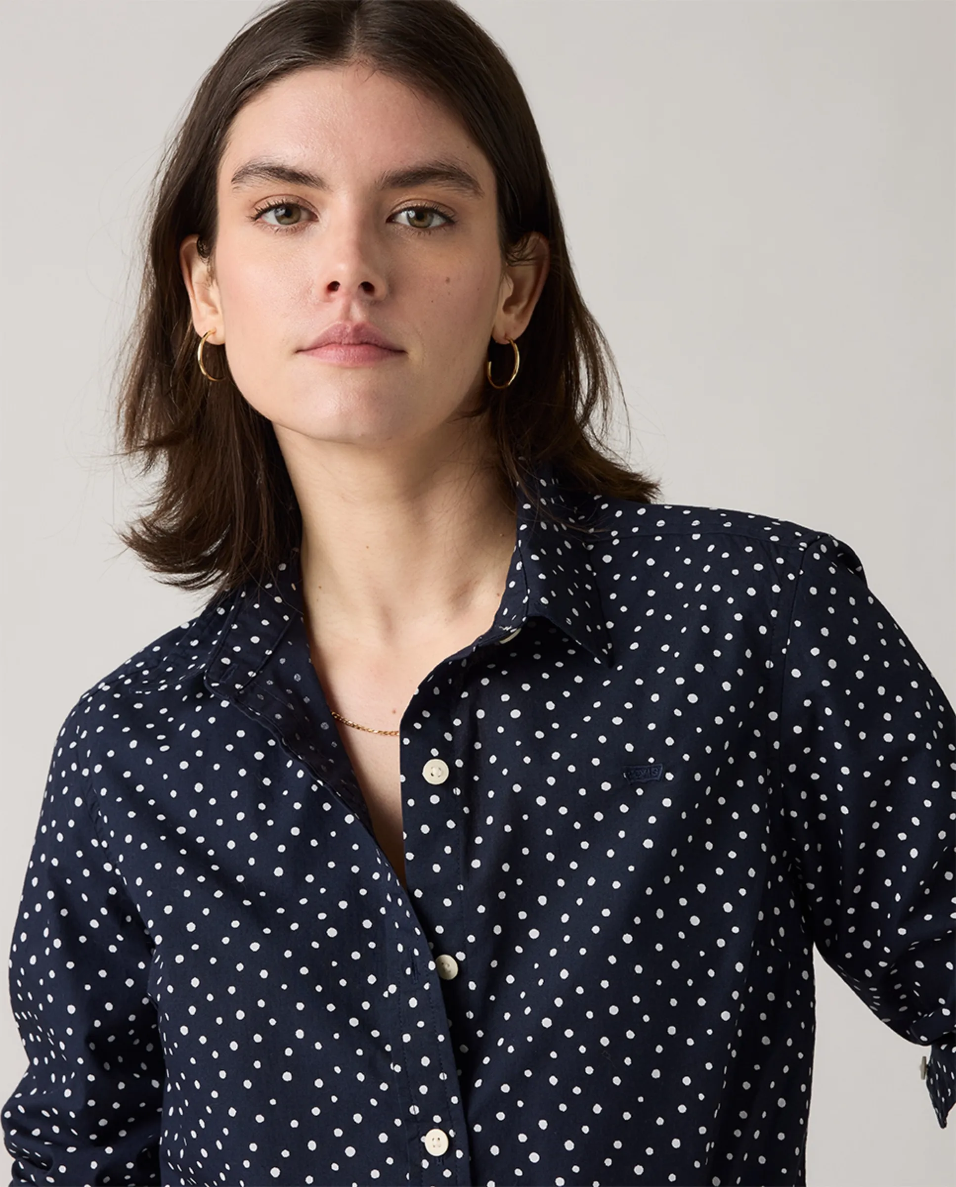 

Женская рубашка с длинным рукавом Levi'S, черный