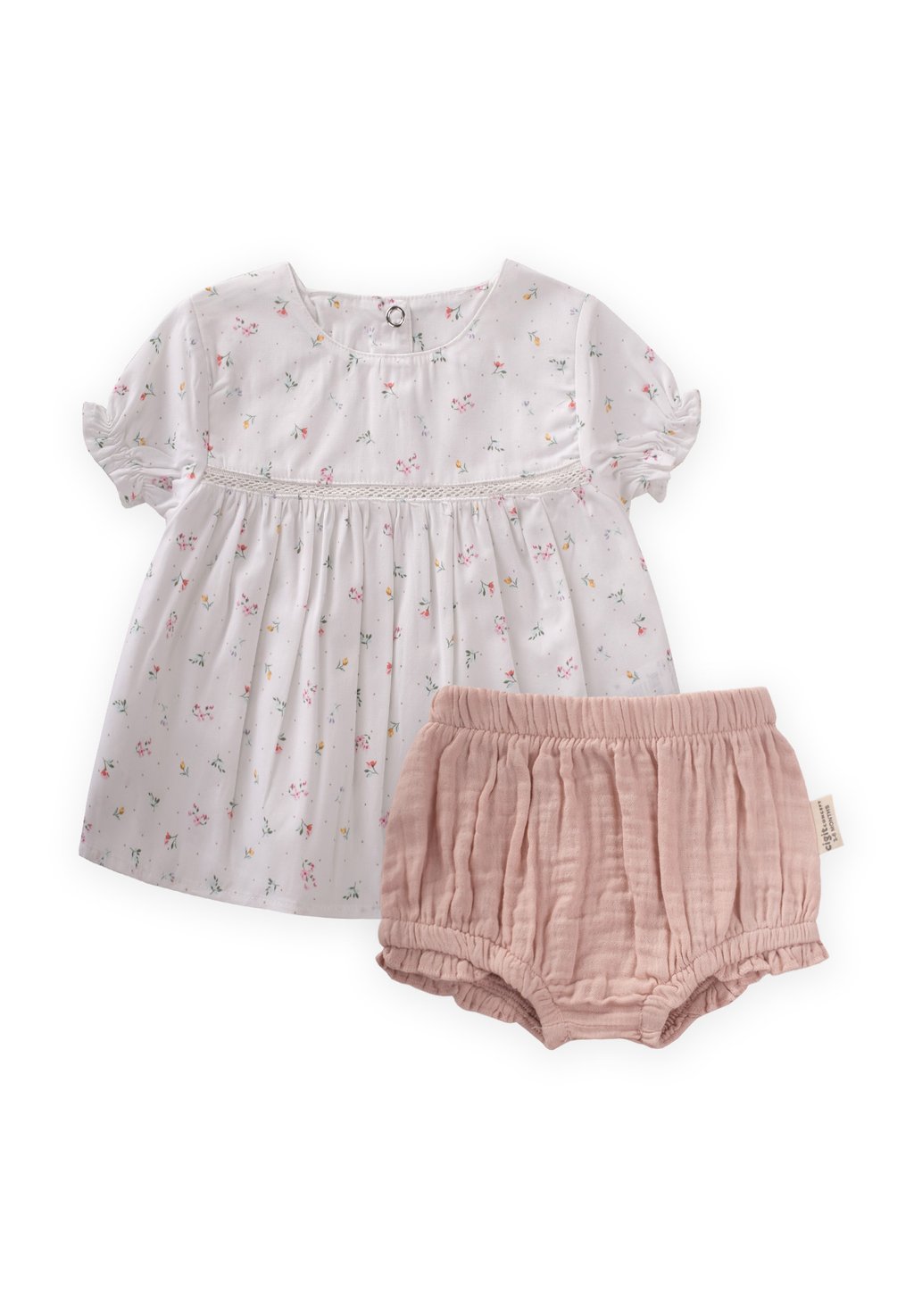

Повседневное платье FLORAL PRINTED SET Cigit, слоновая кость