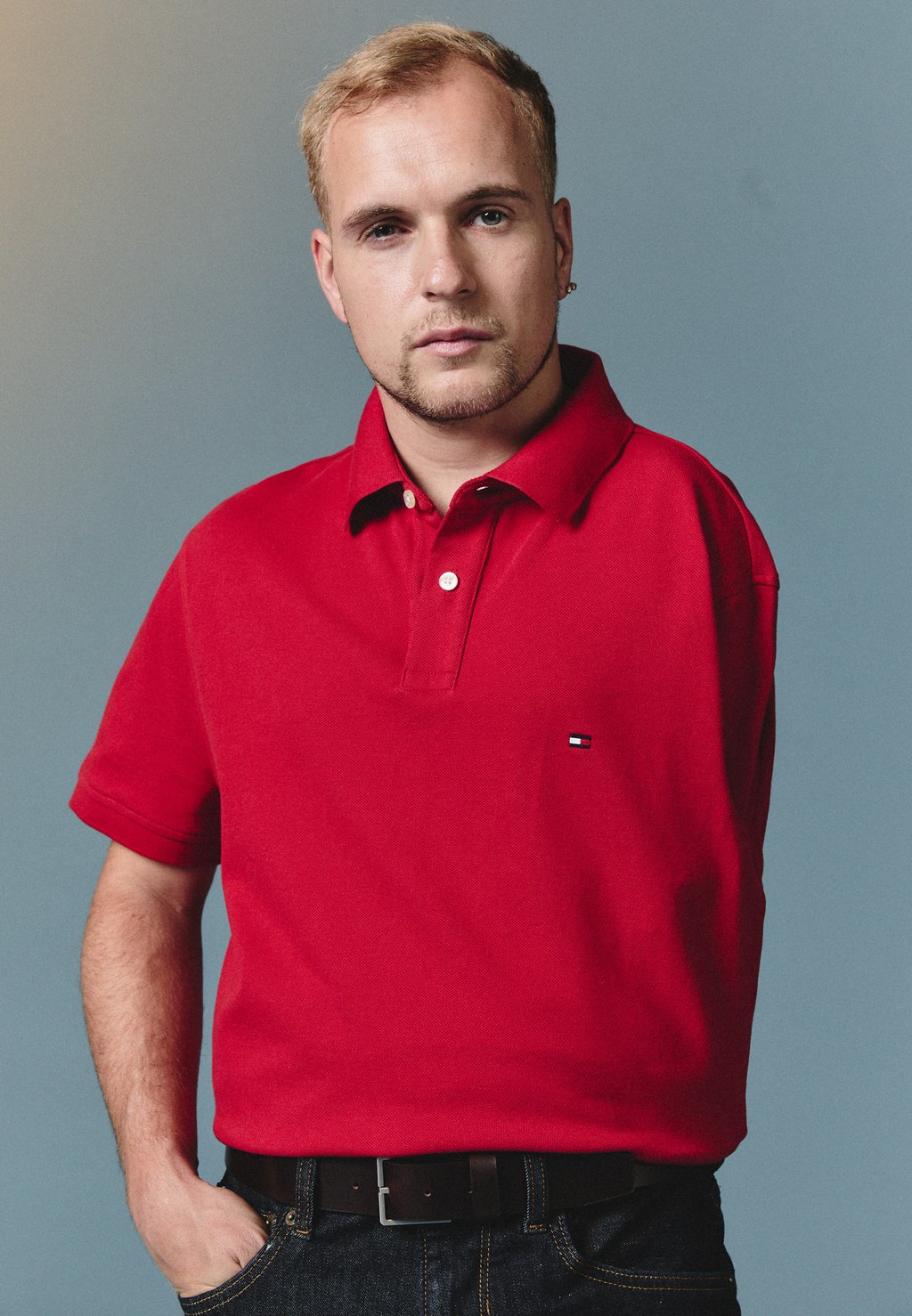 

Поло REGULAR Tommy Hilfiger, красный
