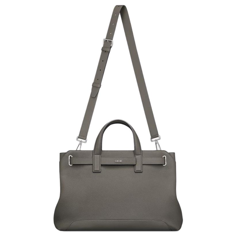 Сумка женская средняя calfskin gray DIOR — фото 2