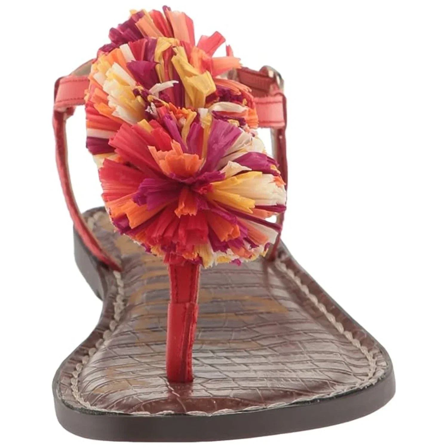 Детские мини-сандалии Sam Edelman Gillie, цвет Bright Poppy, с регулируемым ремешком, модель HAWK1004 — фото 4