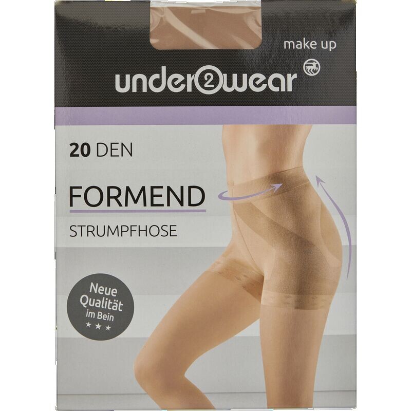 

Колготки моделирующие 20 DEN, макияж, размер. М under2wear, 1 шт.