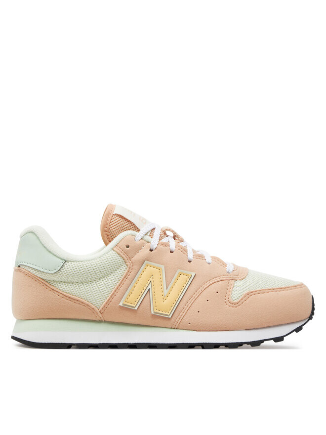 Кроссовки женские New Balance с текстильными вставками, розовый
