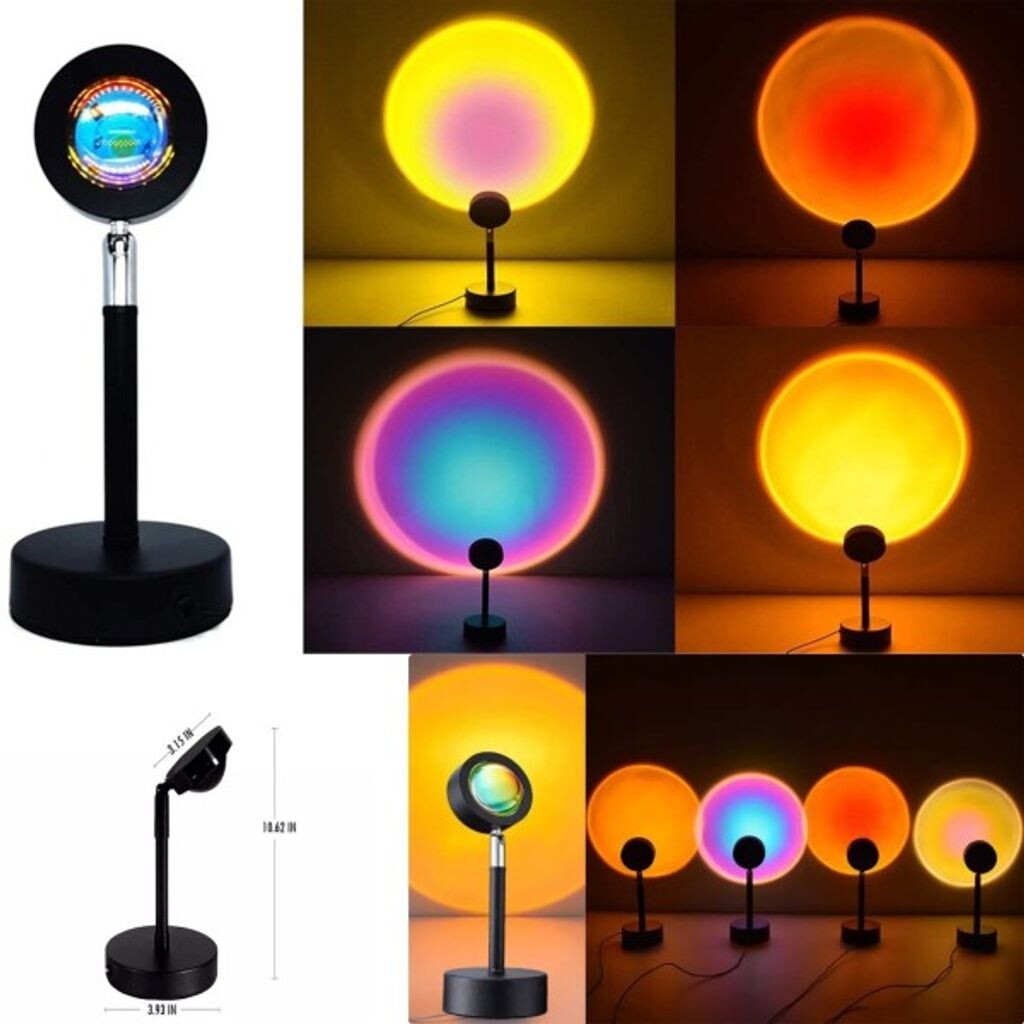 

Лампа Mood Light, вращающаяся на 180°, с эффектом заката TrAdE Shop Traesio
